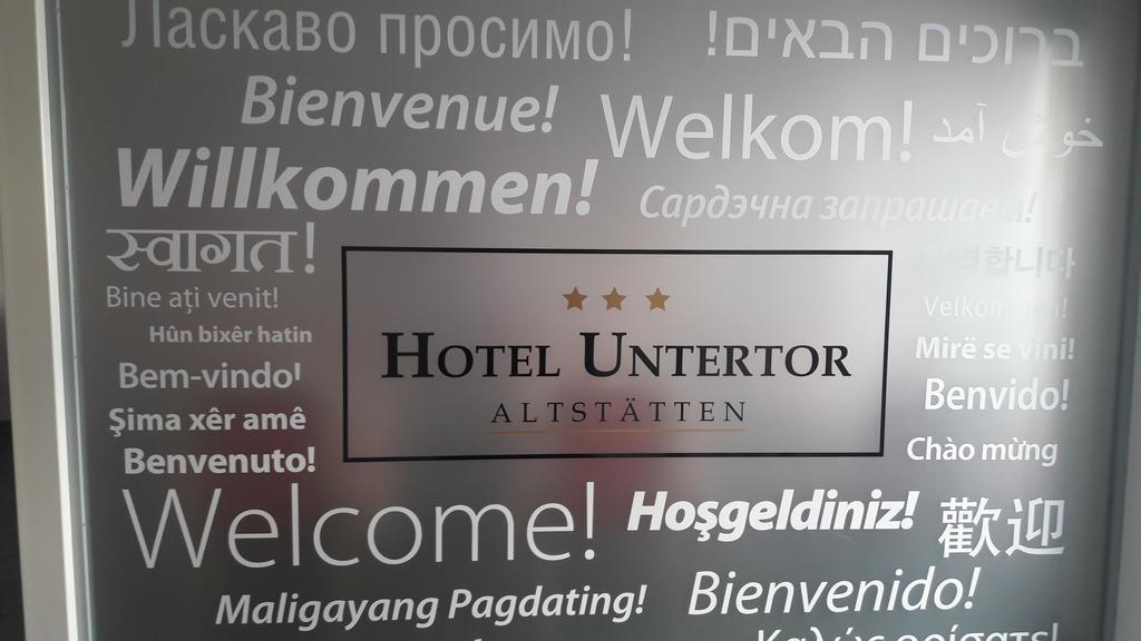 Hotel Untertor By Maier - Self-Check-In Altstätten Exterior photo